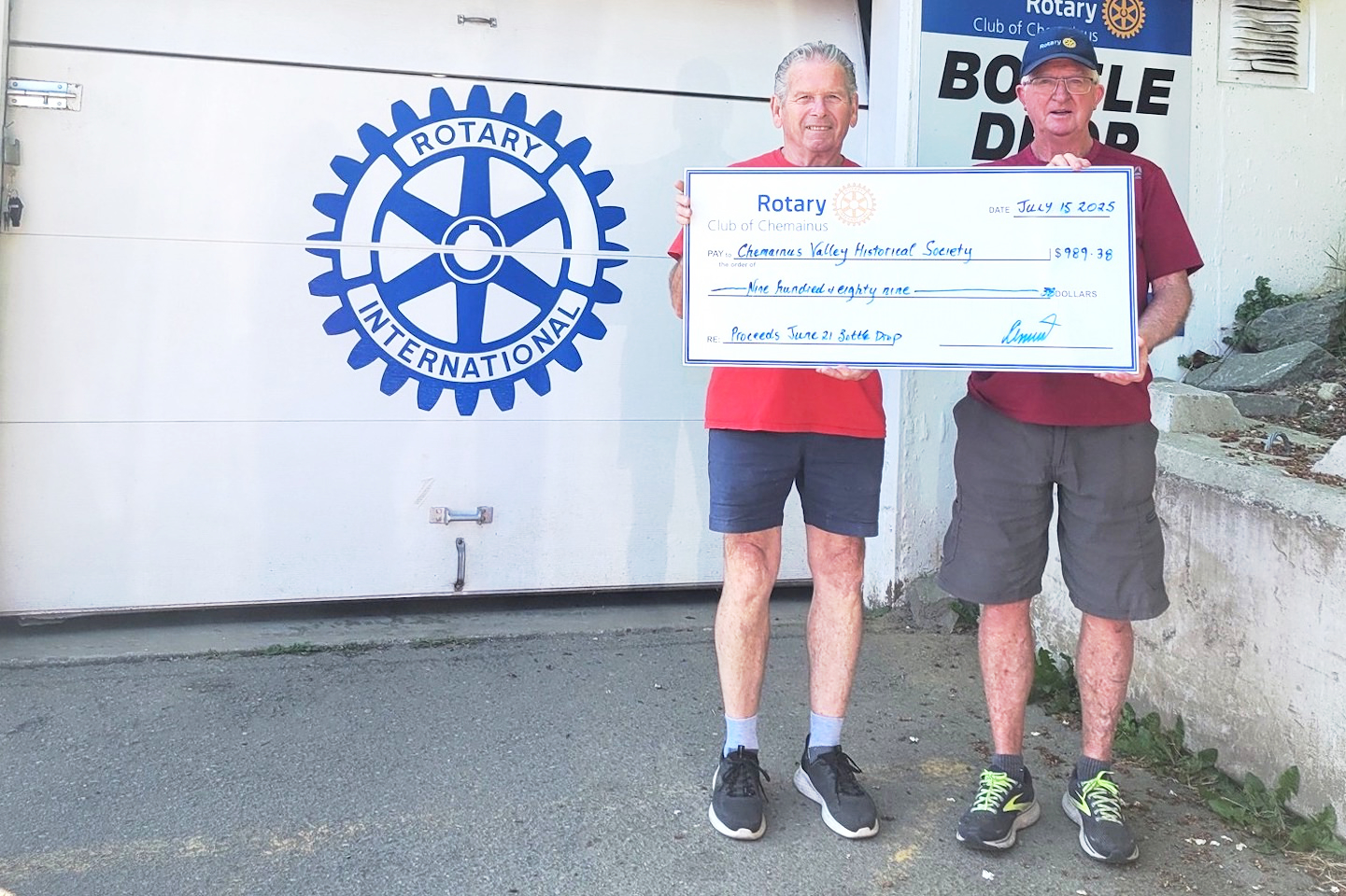 Chemainus Valley Museum receives Rotary funds